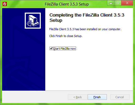 FileZilla Installer: Final_options